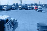 Грузовая автостоянка